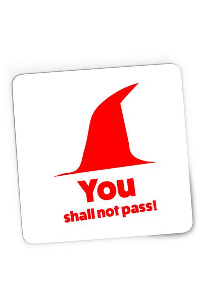 OEM Mousepad Gaming Lord of the Rings Gandalf You Shall Not Pass, 21x19 cm