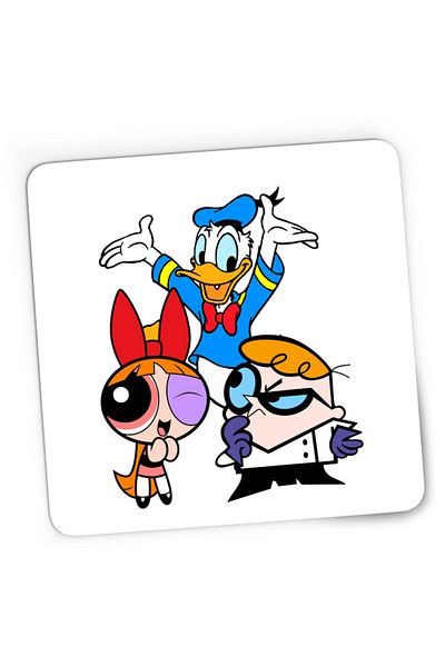 OEM Mousepad Gaming The Powerpuff Girls Donald Dexter Genius Science, 21x19 cm