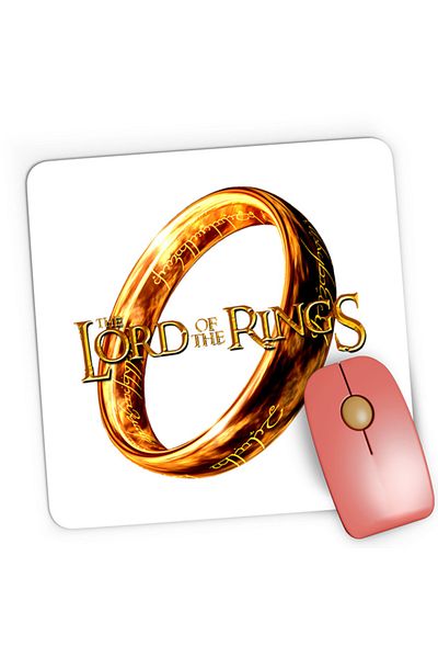 OEM Mousepad Gaming Lord of the Rings Logo Action Legend Hobbit Elf, 21x19 cm