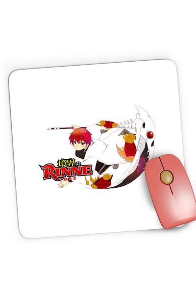 OEM Mousepad Gaming Rin-ne Rin Shinigami Ringke Manga, 21x19 cm