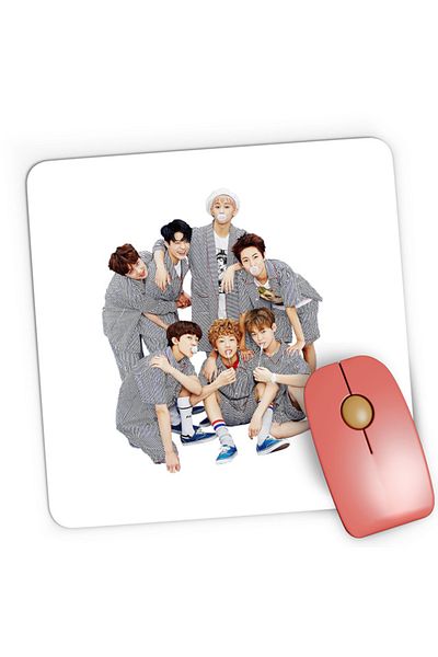 OEM Mousepad Gaming NCT Group Photo Idols Award MTV Music Performance, 21x19 cm