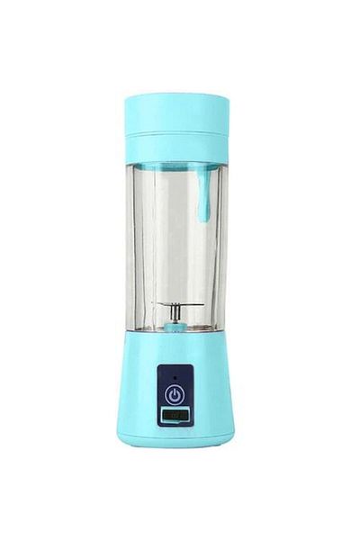 Retoo Mini Portable USB Electric Blender for Healthy Juices, 380ml, Blue