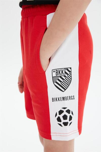 Bikkembergs Boy Red Shorts