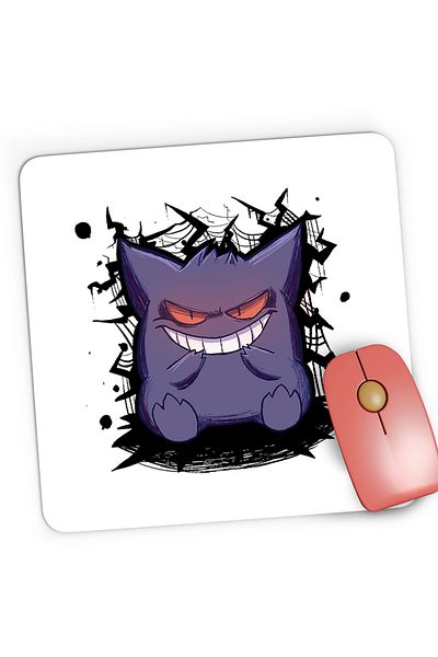 OEM Mousepad Gaming Yu Gi Oh Latias Gengar Pokemon Trading Card, 21x19 cm