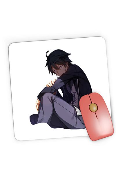 OEM Mousepad Gaming OreGairu Hikigaya Tone Novel Artist Music, 21x19 cm