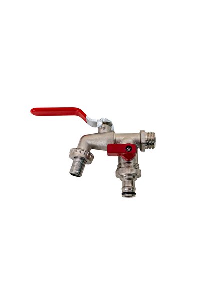 Z-Tools Robinet dublu, cromat 1/2" / ZTS 8391