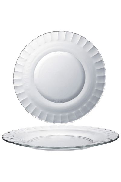 shumee Talerz płytki Duralex PICARDIE transparentny 230 x 20 mm - zestaw 6 szt.
