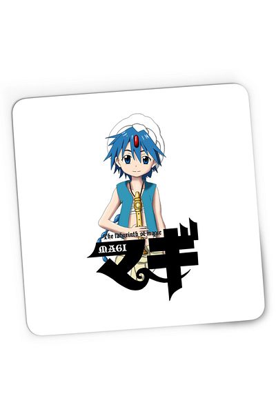 OEM Mousepad Gaming Magi The Labyrinth of Magic Alladin Flute Logo, 21x19 cm