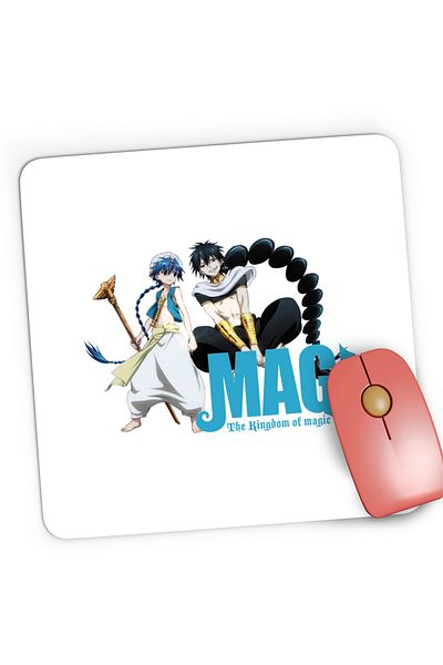 OEM Mousepad Gaming Magi The Labyrinth of Magic Alladin Animekage, 21x19 cm