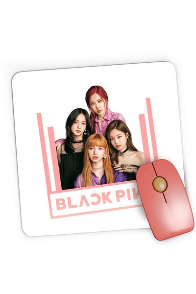 OEM Mousepad Gaming Blackpink Group Girl Idon Music Korean, 21x19 cm