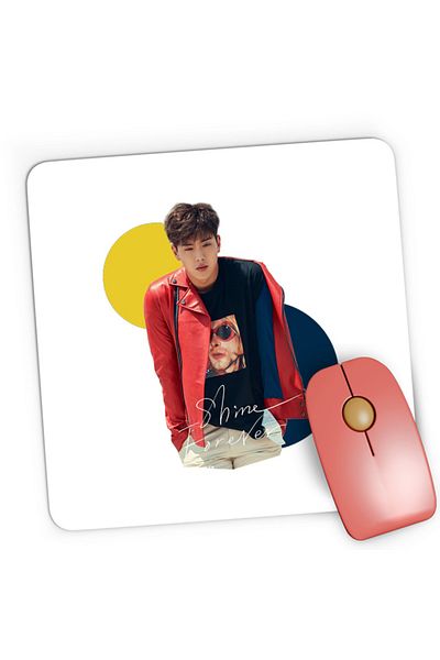 OEM Mousepad Gaming MonstaX Shine Forever Cold Weather Idol K-Pop Origins, 21x19 cm