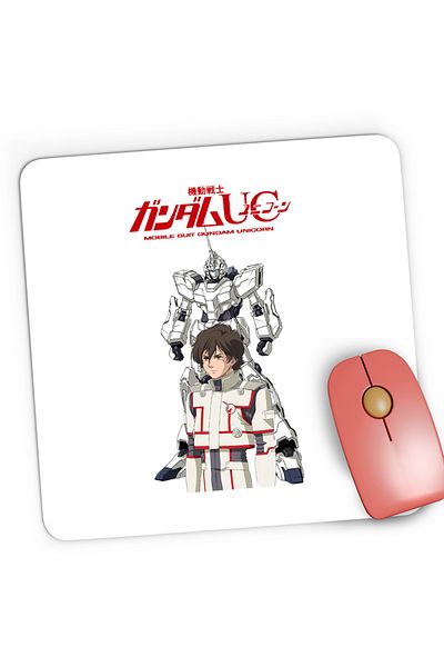 OEM Mousepad Gaming dam Mobile Suit Unicorn, 21x19 cm