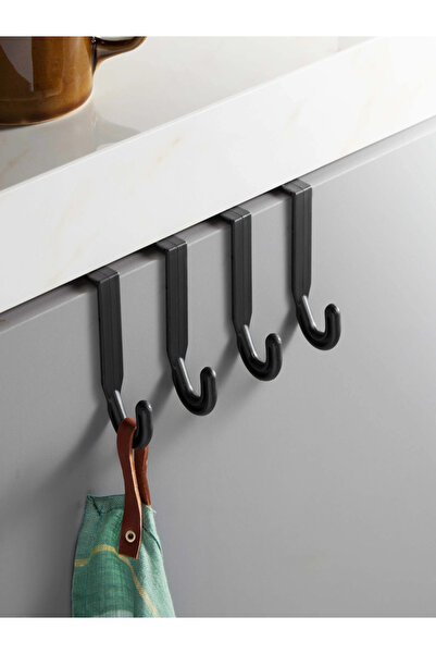 Mode Cool Multi-Purpose Practical 4 Pieces Hangers Black