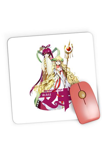 OEM Mousepad Gaming Magi The Labyrinth of Magic Scheherezade Kougyoku Queens, 21x19 cm