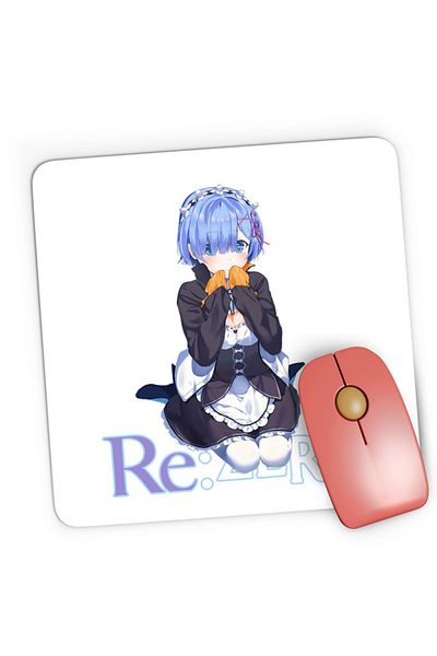 OEM Mousepad Gaming Re Zero REM Subaru Anime Psychological Tappei Nagatsuki, 21x19 cm