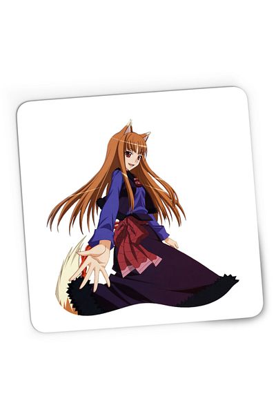OEM Mousepad Gaming Spice And Wolf Holo Kitsune Dance Romance, 21x19 cm