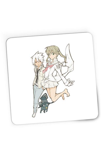 OEM Mousepad Gaming Soul Eater Black Star Maka Angel Version Manga, 21x19 cm