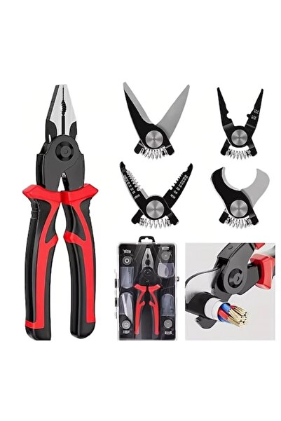 BYNOVIS Set Clesti 5 in 1 BYNOVIS®, Patent, Taietor Cablu, Dezizolator