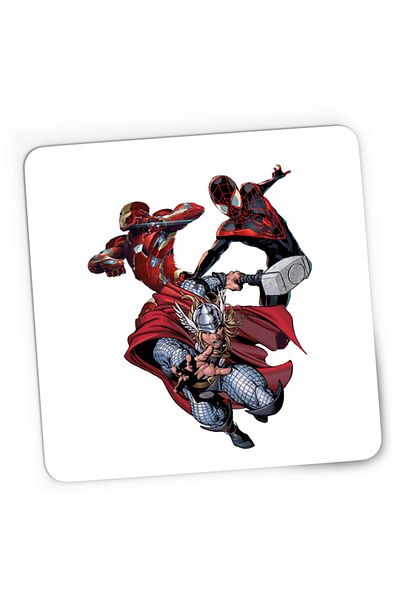 OEM Mousepad Gaming Ironman Thor Spiderman Thunder God Cartoons, 21x19 cm