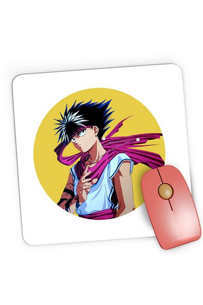 OEM Mousepad Gaming Yu Yu Hakusho Hiei Powers Mangaka Season, 21x19 cm