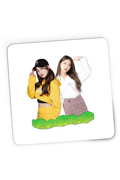 OEM Mousepad Gaming Twice Nayeon Jihyo Icon Wave Cute Girls Dancers, 21x19 cm
