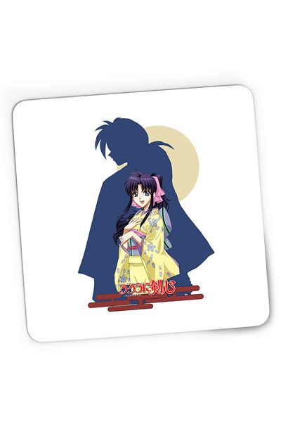 OEM Mousepad Gaming Rurouni Kenshin Kaori Anime Kage Moon, 21x19 cm