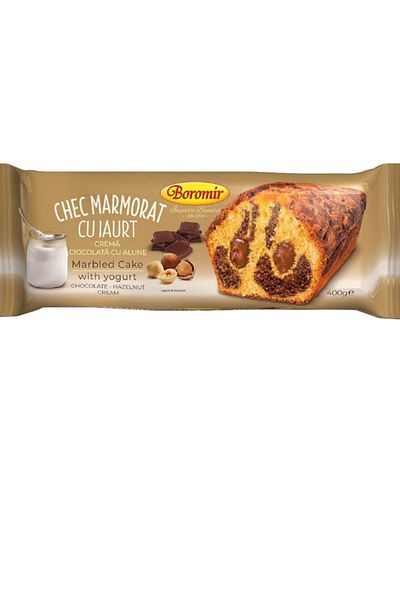Boromir Marbled Chocolate Cream Cake with Hazelnuts, 400g
