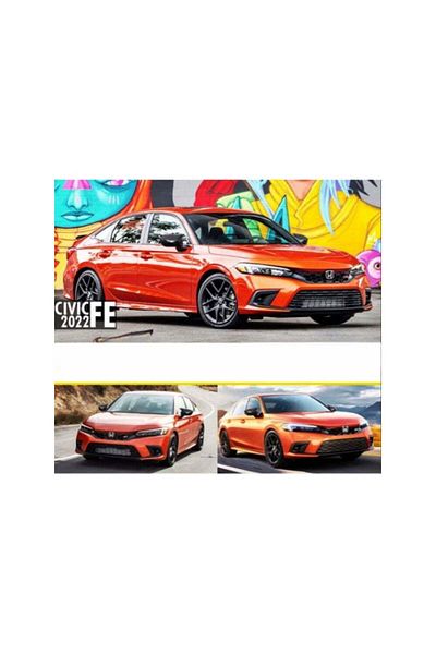 AutoZet Set of 2 Batman Mirror Covers Honda Civic FE 2022->