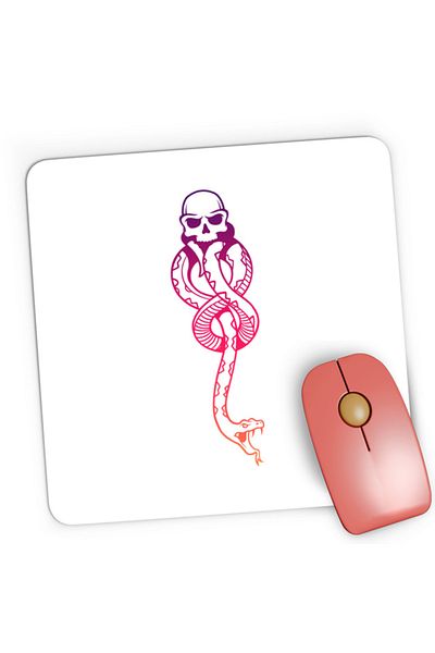 OEM Mousepad Gaming Harry Potter Decal Death Eaters Serpent Spell, 21x19 cm
