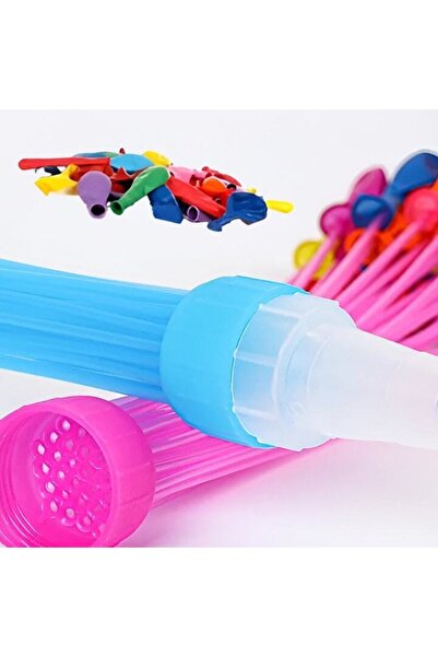 Generic Set de Baloane cu Apa, 37 bucati, dispozitiv de umflare reutilizabil, multicolor