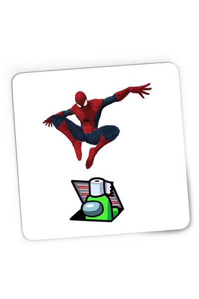 OEM Mousepad Gaming Spiderman Us Suspicious Vent Paper Jump Surprise, 21x19 cm