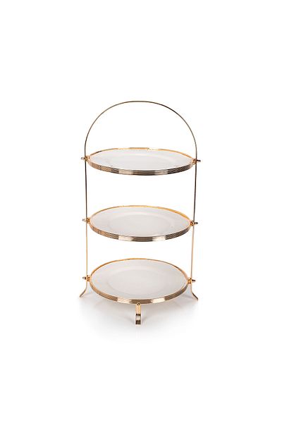 LA MESA 3 Tiers Round Serving Stand