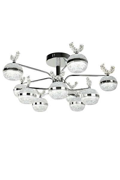 Begüsa Lord Ledli 10.Lu Avize Krom Kaplama