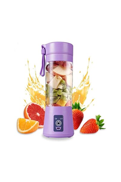 OEM Mini blender portabil conectat prin USB, electric cu baterie - violet