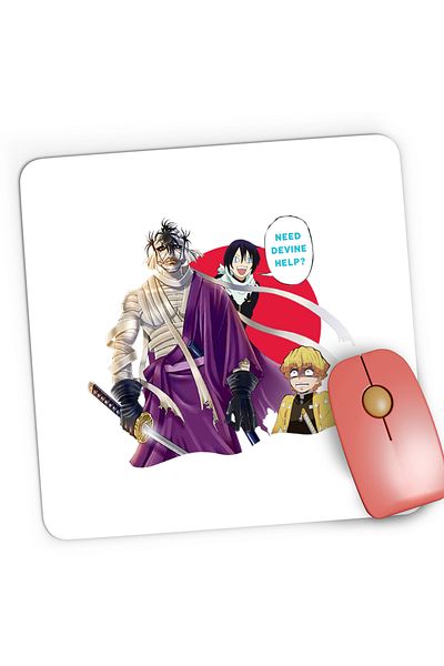 OEM Mousepad Gaming Rurouni Kenshin Antagonist Need Anime Desene, 21x19 cm