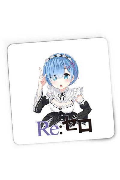OEM Mousepad Gaming Re Zero REM Doki Doki Best Waifu Demon, 21x19 cm