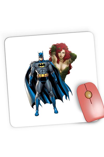 OEM Mousepad Gaming Batman Catwoman Maggie Geha Poison Ivy, 21x19 cm