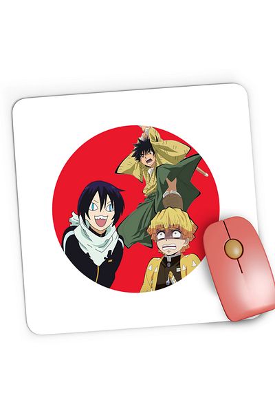 OEM Mousepad Gaming Rurouni Kenshin Yahiko Yato Zenitsu Funny, 21x19 cm