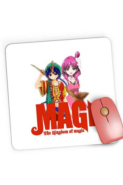 OEM Mousepad Gaming Magi The Labyrinth of Magic Morgiana Alladin Party Costume, 21x19 cm