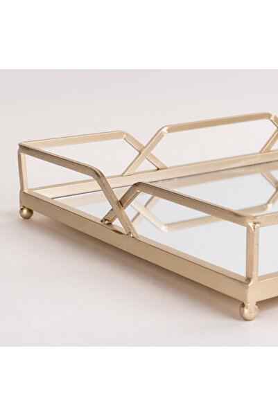 homez Metal Mirror Tray 50*34*8H cm