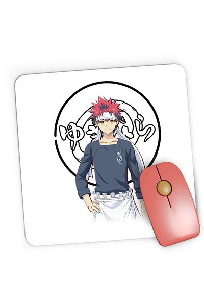 OEM Mousepad Gaming Food Wars Soma Signature Plate Cooker, 21x19 cm