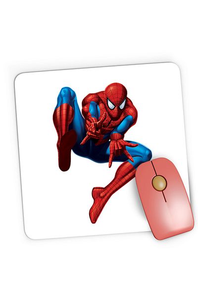 OEM Mousepad Gaming Spiderman Web Push Supervillains Alien Bite Hero, 21x19 cm