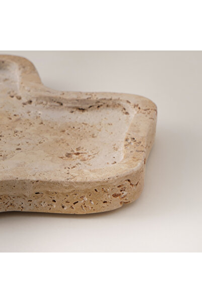 homez marble irregular shape tray 22.8*22.8*2.5cm