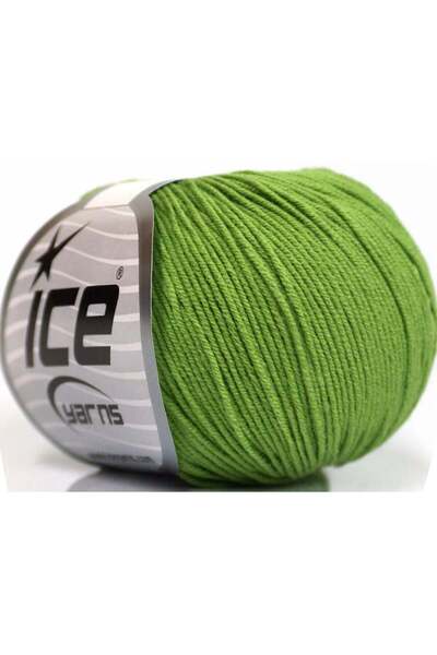 Ice yarns 4x50 جرام. خيوط أميجورومي قطنية أكريليك، خيوط قطنية خضراء للأطفال، ...