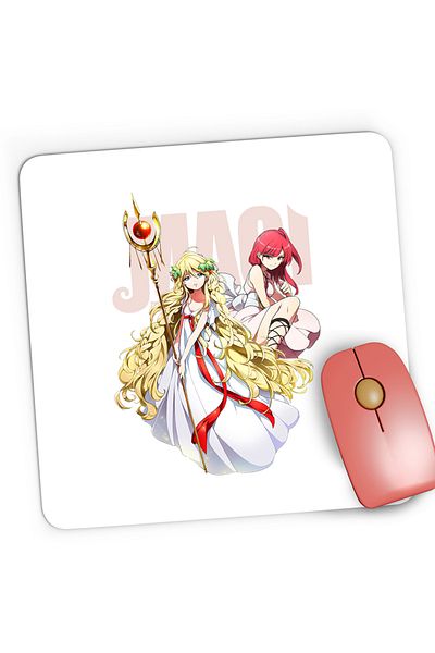 OEM Mousepad Gaming Magi The Labyrinth of Magic Morgiana Sheherezada Anime, 21x19 cm