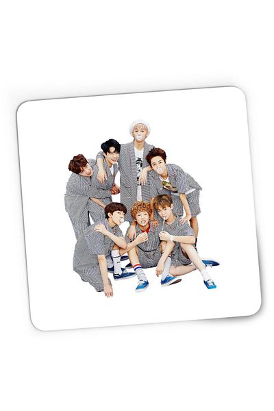 OEM Mousepad Gaming NCT Group Photo Idols Award MTV Music Performance, 21x19 cm