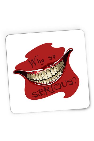 OEM Mousepad Gaming Joker Why Serious Smile Horror, 21x19 cm