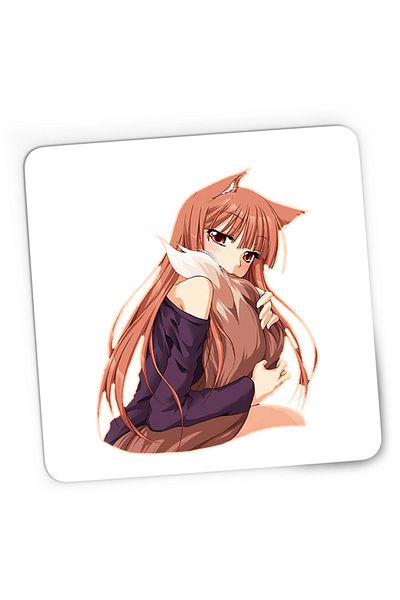 OEM Mousepad Gaming Spice And Wolf Holo Furry Fluffy Tail Nom, 21x19 cm