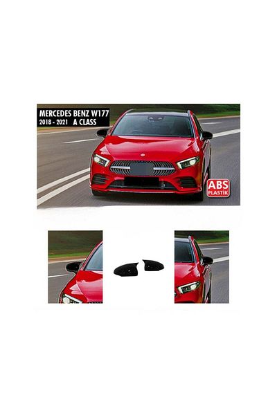 AutoZet Set of 2 Batman Mirror Covers Mercedes A-Class (W177) 2018-2021