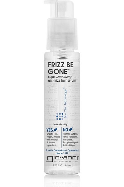 Giovanni ECO CHIC Frizz Be Gone - Super Smoothing Anti-Frizz Hair Serum, Adds Shine, Seals in Color,